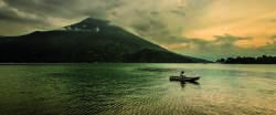 Boot auf dem Atitlán-See