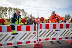 Fahrbahnsperren werden entfernt