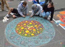 Streetart along Fayetteville Street