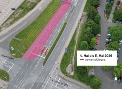 Verkehrsführung 4. bis 11. Mai