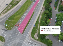 Verkehrsführung 11. bis 20. Mai