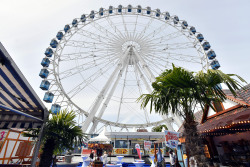 Riesenrad auf der Warnemünder Mittelmole