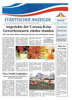 Städtischer Anzeiger vom 11. April 2020