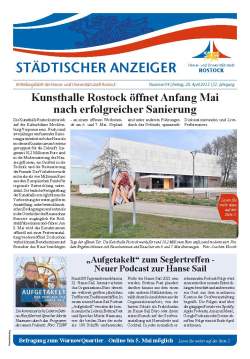 Städtischer Anzeiger  Nr. 04/23 vom 28.04.2023   (Titelseite)