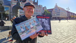 Stadtführer auf dem Neuen Markt