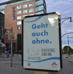Plakat Plastikfreie Stadt