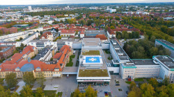 Luftbild Universitätsmedizin Rostock Campus Schillingallee