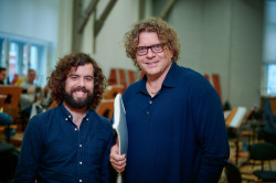 Schüler und Lehrer – Eduardo Browne Salinas und Prof. Marcus Bosch