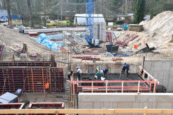 Baustelle im Rostocker Zoo