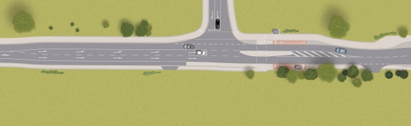Plan der Neubrandenburger Straße nach dem Aus- und Umbau Plan der Neubrandenburger Straße nach dem Aus- und Umbau