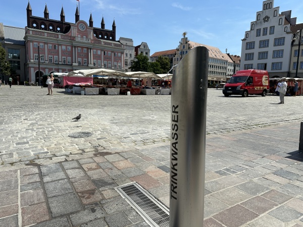 Trinkwasserbrunnen am Neuen Markt.