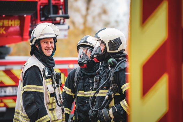 Einsatzleiter im Einsatz (Foto: C. Wascher)