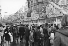 Auf dem Rostocker Weihnachtsmarkt 1976