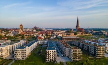 Blick aufs Petriviertel und Altstadt