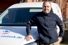 Christian Mey, Handwerker beim KOE. Christian Mey, Handwerker beim KOE.