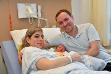 Sehr zur Freude seiner Eltern Stefanie und Toni erblickte Alois um 0:46 Uhr in der Neujahrsnacht das Licht der Welt im Klinikum Südstadt Rostock.