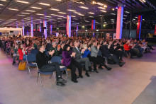 Blick in den Saal, Einbürgerungsgsempfang am 23. Januar 2025 in der StadtHalle.