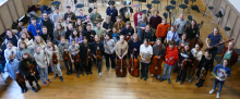JugendSinfonieOrchester beim Probenwochenende mit Registerlehrkräften im Oktober 2023. JugendSinfonieOrchester beim Probenwochenende mit Registerlehrkräften im Oktober 2023.