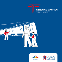 Strecke machen - Tram West