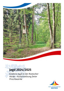 Jagd 2024/2025 - Erlebnis Jagd in der Rostocker Heide - Ausschreibung freier Pirschbezirke