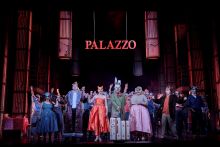 Don Giovanni Ensemble auf der Bühne im großen Haus