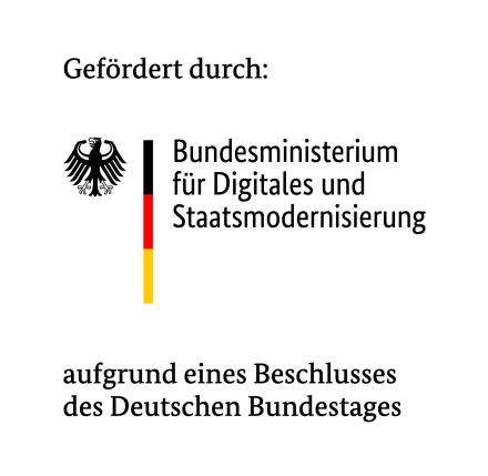Logo des Bundesministerium für Digitales und Staatsmodernisierung BMDS