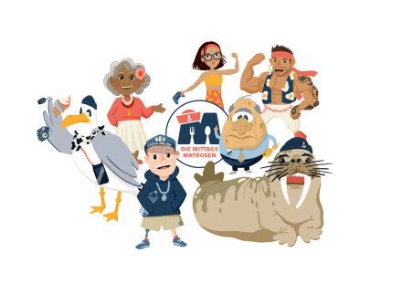 Die Mittagsmatrosen-Crew
