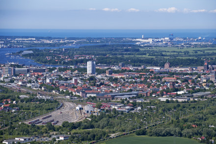 Luftbild Rostock Innenstadt