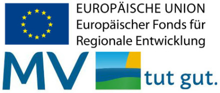 EU Fonds für regionale Entwicklung und MV Logo
