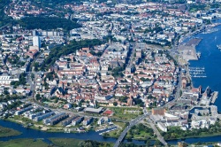 Blick auf die Hanse- und Universitätsstadt Rostock