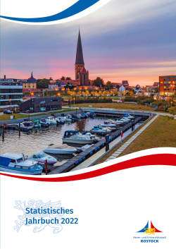 Titel: Statistische Jahrbuch 2022 der Hanse- und Universitätsstadt Rostock 