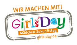 Logo "Wir machen mit! Girls' Day"