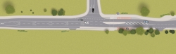 Plan der Neubrandenburger Straße nach dem Aus- und Umbau
