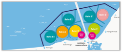 Regattabahnen vor Warnemünde Regattabahnen vor Warnemünde