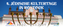 Banner 4. Jüdische Kulturtage in Rostock