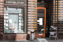 Eingang Stadtbibliothek Rostock