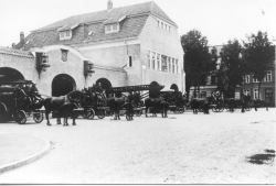 Feuerwehrdepot am Vögenteichplatz im Jahre 1908
