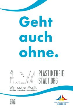 CityLight-Plakat "Plastikfreie Stadt"