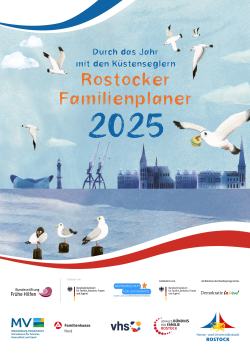 Deckblatt des Kalenders „Familienplaner 2025“