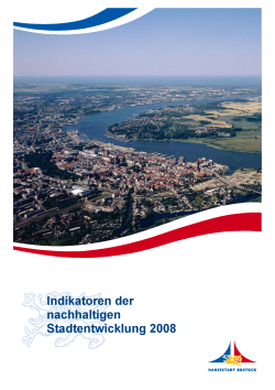 Deckblatt Indikatorenkatalog der nachhaltigen Stadtentwicklung