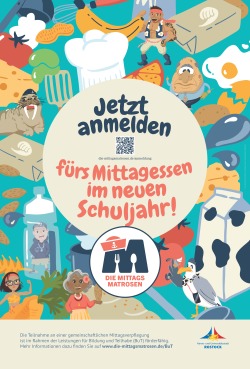 Jetzt anmelden fürs Mittagessen im neuen Schuljahr! - Die Mittagsmatrosen Jetzt anmelden fürs Mittagessen im neuen Schuljahr! - Die Mittagsmatrosen