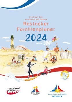 Titelblatt des Rostocker Familienplaners 2024.