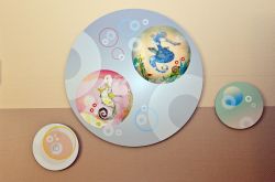 Die Seepferdchen sind als Maskottchen der Station überall präsent und begleiten die frischgebackenen Eltern die erste Zeit mit ihrem Baby.