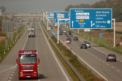 Autobahn A19, Kreuz Rostock