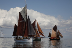 Die Regatta von Nysted nach Rostock findet bereits zum 13. Mal am Vortag der Hanse Sail statt.