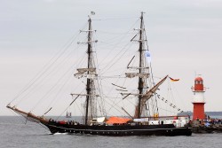 Die "Roald Amundsen" in Rostock. Foto: Archiv Hanse Sail Rostock