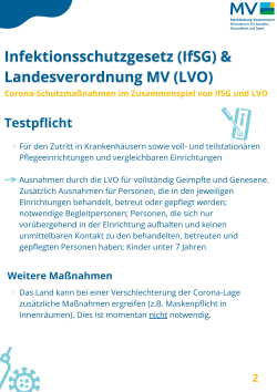 Schaubild zum Infektionsschutz in Mecklenburg-Vorpommern ab 1. Oktober 2022 (Bild 2 von 3)