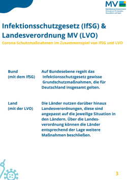 Schaubild zum Infektionsschutz in Mecklenburg-Vorpommern ab 1. Oktober 2022 (Bild 3 von 3)
