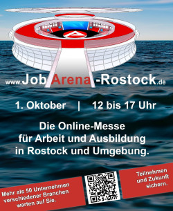 Plakat JobArena Rostock