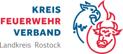 Logo des Kreisfeuerwehrverbandes Rostock.